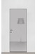 Итальянские межкомнатные двери - CHAMELEON P Gloss grigio chiaro